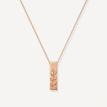 Leove Diamond Pendant Pink Gold