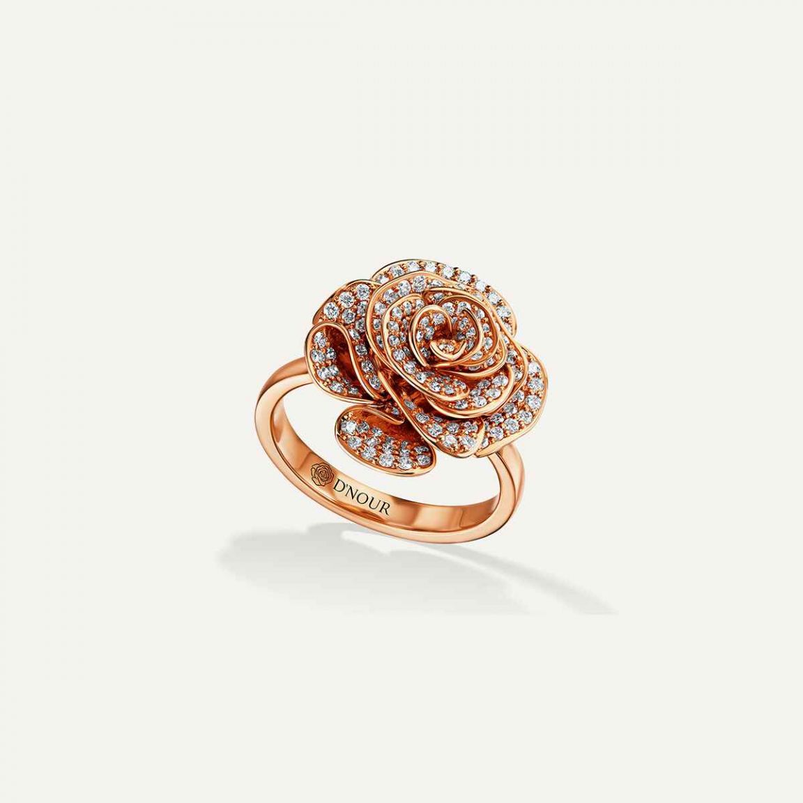 Rose Thank You Full Diamond Ring