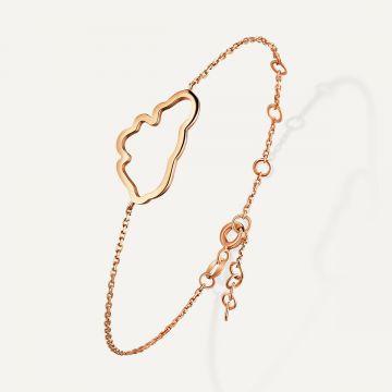 Cloud Love Gold Line Bracelet Pink Gold