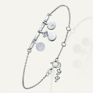 Evolve S Diamond Bracelet White Gold