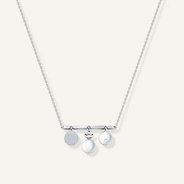 Evolve S Diamond Pendant White Gold