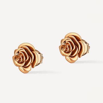Rose Thank You Gold Mini Earring Pink Gold