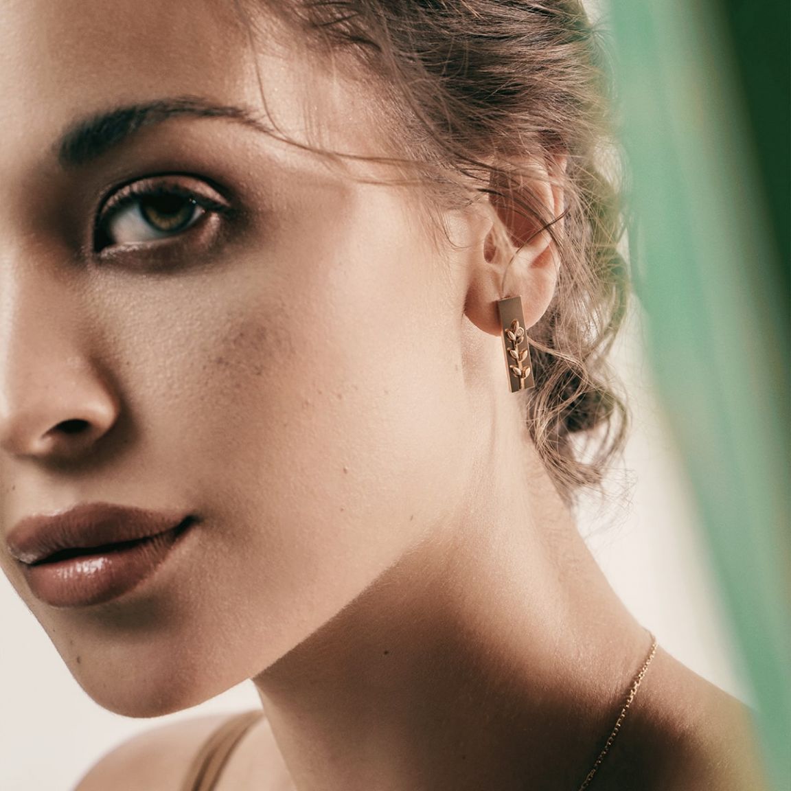 Leove Diamond Earring Yellow Gold