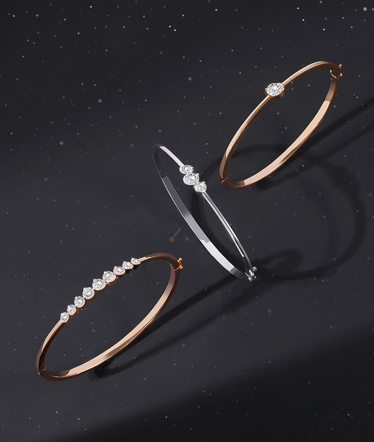 moon diamond bangles
