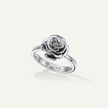 Rose Thank You Gold Mini Ring
