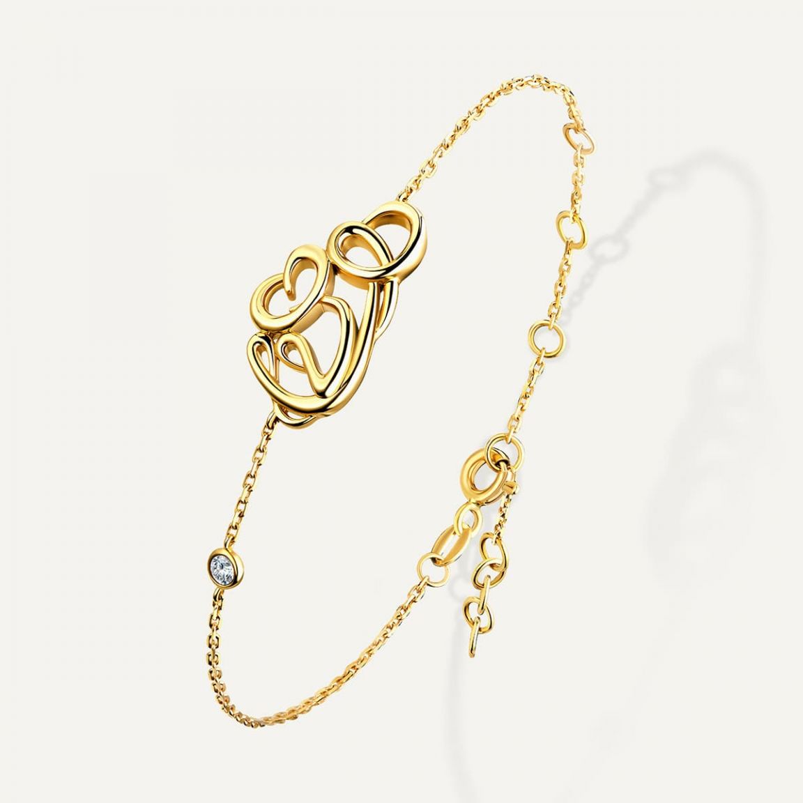 Cloud Love Gold Bracelet Yellow Gold